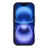iPhone 17 Stilfuldt stødsikkert TPU cover med forhøjede kanter - sort / sløjfe