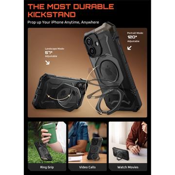 iPhone 17 Supcase Unicorn Beetle Grip Mag MagSafe Cover - Sort