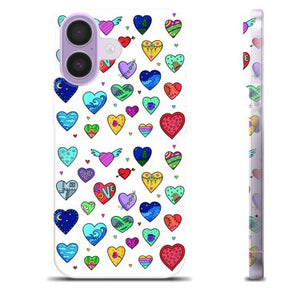 iPhone 17 TPU Cover - Hjerter