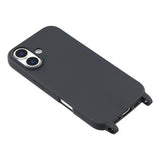 iPhone 17 TPU Cover med Nøglesnor - Sort