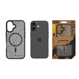 iPhone 17 Tactical MagForce Hyperstealth Sika Hybrid Cover - MagSafe-kompatibel - Asfalt