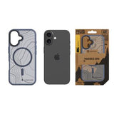 iPhone 17 Tactical MagForce Hyperstealth Sika Hybrid Cover - MagSafe-kompatibel - Dybblå