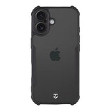 iPhone 17 Tactical Quantum Stealth Cover med forstærkede hjørner - klar / sort