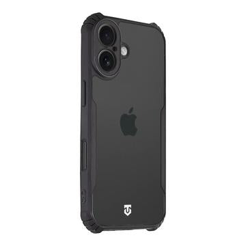 iPhone 17 Tactical Quantum Stealth Cover med forstærkede hjørner - klar / sort