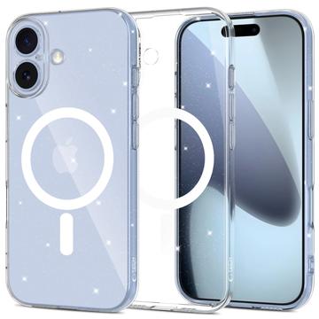 iPhone 17 Tech-Protect FlexAir Glitter MagSafe TPU Cover - Gennemsigtig