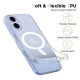 iPhone 17 Tech-Protect FlexAir Glitter MagSafe TPU Cover - Gennemsigtig