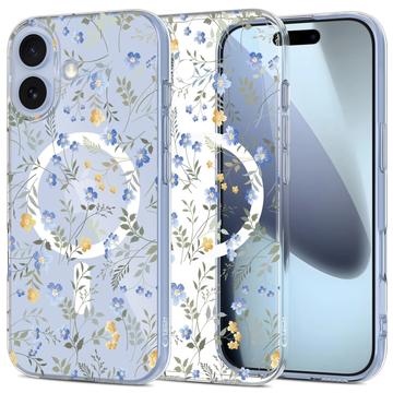 iPhone 17 Tech-Protect FlexAir MagSafe TPU Cover - Forårsblomster