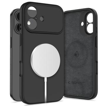 iPhone 17 Tech-Protect flydende silikone cover - MagSafe-kompatibel - Sort