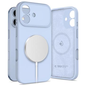 iPhone 17 Tech-Protect flydende silikone cover - MagSafe-kompatibel - Tågeblå