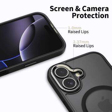 iPhone 17 Tech-Protect MagEdge Cover  - MagSafe-kompatibel - mat sort / gunmetal