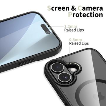 iPhone 17 Tech-Protect Magmat Cover - MagSafe Kompatibel - Sort / Klar