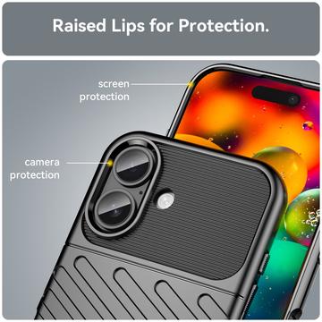 iPhone 17 Thunder Series TPU Cover - Sort