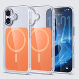 iPhone 17 Tofarvet hybrid cover - MagSafe-kompatibel - Orange