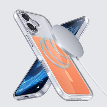 iPhone 17 Tofarvet hybrid cover - MagSafe-kompatibel - Orange