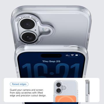 iPhone 17 Tofarvet hybrid cover - MagSafe-kompatibel - Orange