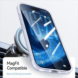 iPhone 17 Tofarvet hybrid cover - MagSafe-kompatibel - Orange