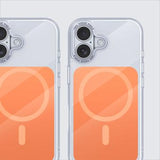 iPhone 17 Tofarvet hybrid cover - MagSafe-kompatibel - Orange