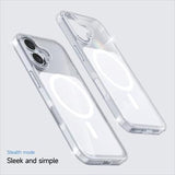 iPhone 17 Tofarvet hybrid cover - MagSafe-kompatibel - hvid