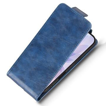 iPhone 17 lodret flip-etui med stativ - mørkeblå