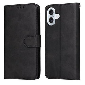 iPhone 17 Pung Etui med Stativ - sort