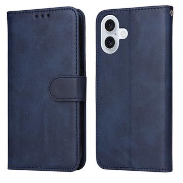 iPhone 17 Pung Etui med Stativ - blå