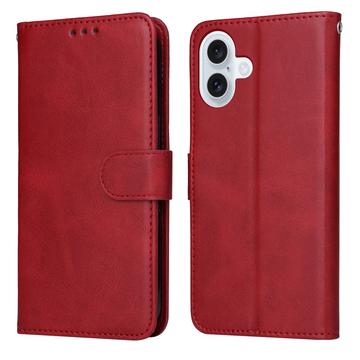iPhone 17 Pung Etui med Stativ - rød