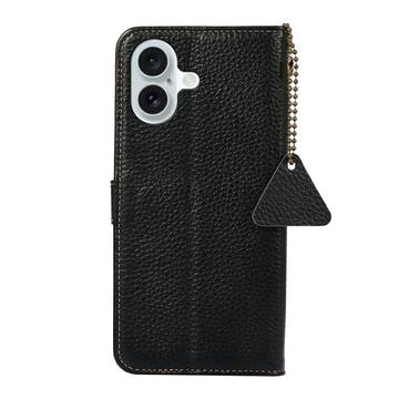 iPhone 17 Læderpung med RFID - Sort