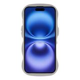 iPhone 17 Bølgekant magnetisk hybrid cover - grå