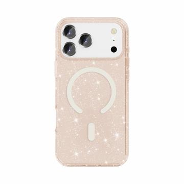 iPhone 18 Pro Max Stylish Glitter Series Hybrid Cover - MagSafe kompatibel - Guld