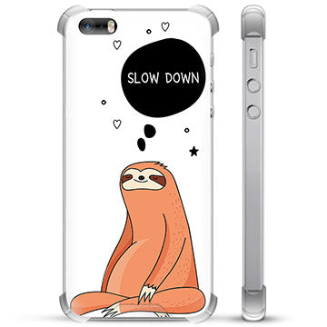 iPhone 5/5S/SE Hybrid Cover - Slow Down