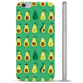 iPhone 6 / 6S TPU Cover - Avocadomønster