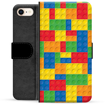 iPhone 7/8/SE (2020)/SE (2022) Premium Flip Cover med Pung - Klodser