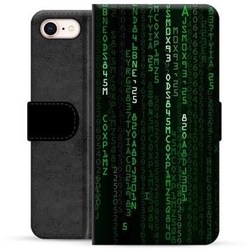 iPhone 7/8/SE (2020)/SE (2022) Premium Flip Cover med Pung - Krypteret