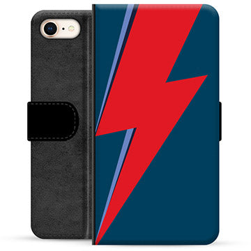 iPhone 7/8/SE (2020)/SE (2022) Premium Flip Cover med Pung - Lyn
