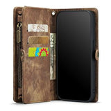 iPhone 7/8/SE (2020)/SE (2022) Caseme 008 2-i-1 Multifunktionel Pung - Brun