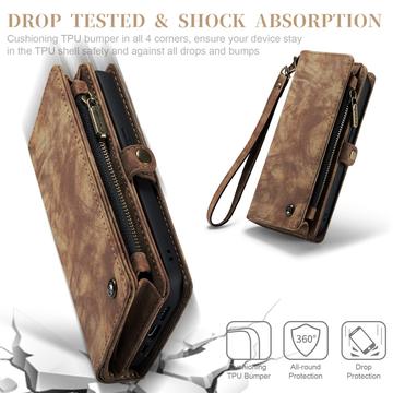 iPhone 7/8/SE (2020)/SE (2022) Caseme 008 2-i-1 Multifunktionel Pung - Brun