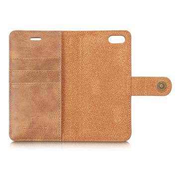 iPhone 7/8/SE (2020)/SE (2022) DG.Ming 2-i-1 Læderpung med Aftageligt Cover - Brun