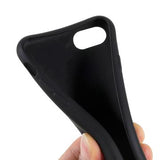 iPhone 7/8/SE (2020)/SE (2022) fleksibelt etui med skulderrem - sort