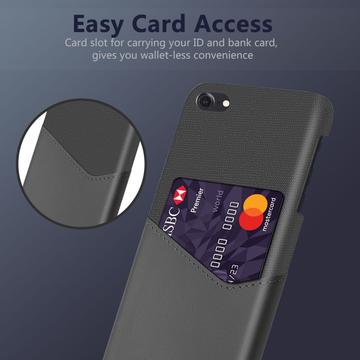 iPhone 7/8/SE (2020)/SE (2022) KSQ Cover med Kortholder - Grå