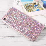 iPhone 7/8/SE (2020)/SE (2022) Glitter Flakes TPU Cover - Pink