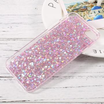 iPhone 7/8/SE (2020)/SE (2022) Glitter Flakes TPU Cover - Pink