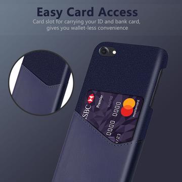 iPhone 7/8/SE (2020)/SE (2022) KSQ Cover med Kortholder - Blå