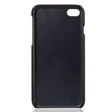 iPhone 7/8/SE (2020)/SE (2022) KSQ Belagt Plastikcover med Kortlommer - Sort