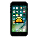 iPhone 7 Plus Opladerforbindelse Flex Kabel Reparation - Mørkegrå
