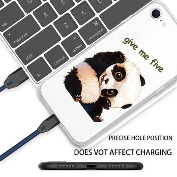 iPhone 7/8/SE (2020)/SE (2022) Stilfuld Ultra-Slim TPU Cover - Panda