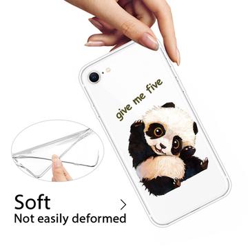 iPhone 7/8/SE (2020)/SE (2022) Stilfuld Ultra-Slim TPU Cover - Panda