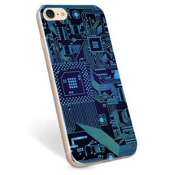 iPhone 7/8/SE (2020)/SE (2022) TPU Cover - Kredsløbsplade