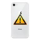iPhone 8 Bag Cover Reparation - inkl. ramme - Sølv
