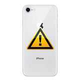 iPhone 8 Bag Cover Reparation - inkl. ramme - Sølv