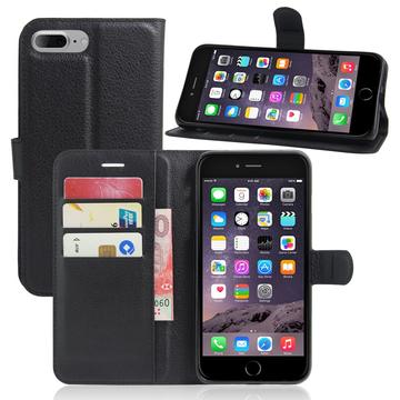 iPhone 7 Plus / iPhone 8 Plus Pung Taske med Magnetisk Lukning - Sort